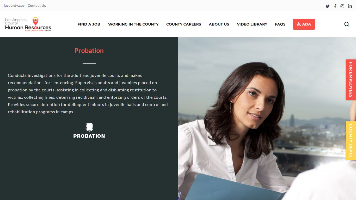 Probation – LAC Jobs – Start HERE - County of Los Angeles Human ...